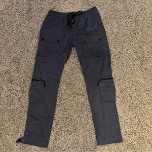 Kuwalla Charcoal Gray Utility Slim Straight Pant NWT Size Lg